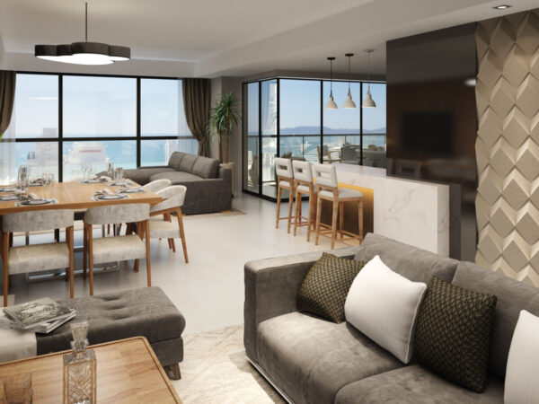 Venda de andar alto no Times Square Residence