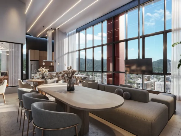 Andar alto no Bayuquan Residence