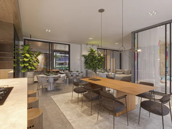 Andar alto no Yangzhou Residence