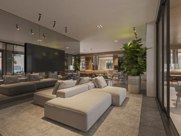 Andar alto no Yangzhou Residence