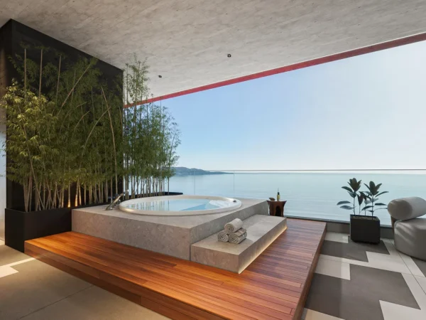 Andar alto no Yangzhou Residence