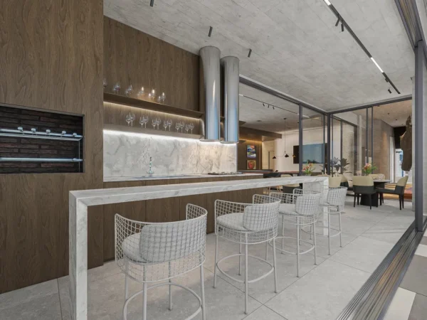 Andar alto no Yangzhou Residence