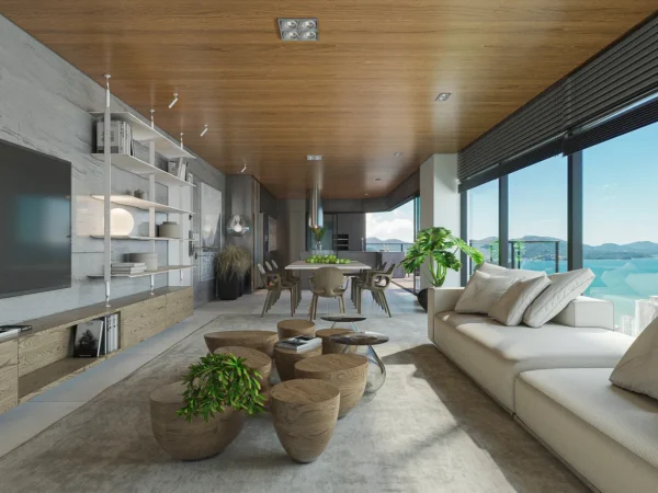 Andar alto no Yangzhou Residence
