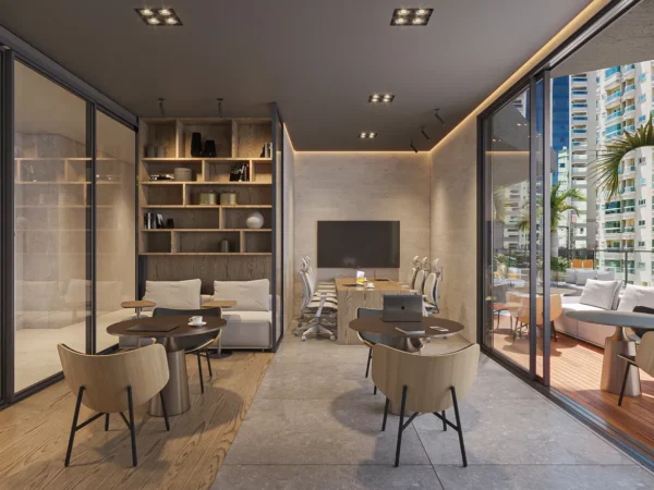 Andar alto no Yangzhou Residence