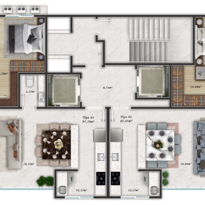 Apartamento à venda no Haute Les Residence