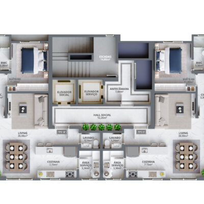 Le Voyage Residence Andorinha Itapema