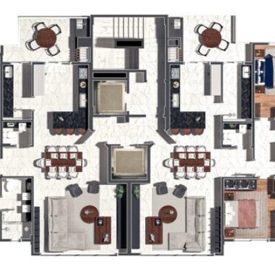 Apartamento para venda no Edifício Torre de Booz