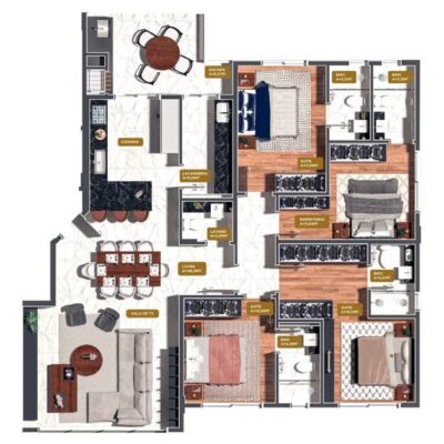 Apartamento para venda no Edifício Torre de Booz